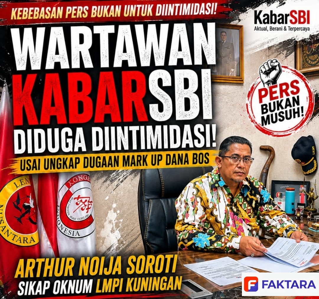 Wartawan KabarSBI Diduga Diintimidasi Usai Beritakan Dugaan Mark Up Dana BOS, Arthur Noija Pertanyakan Reaksi Oknum LMPI Kuningan