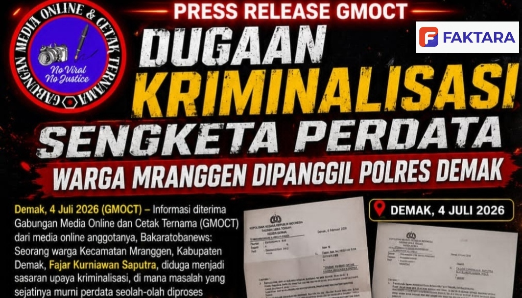 Dugaan Kriminalisasi Sengketa Perdata, Warga Mranggen Dipanggil Polres Demak