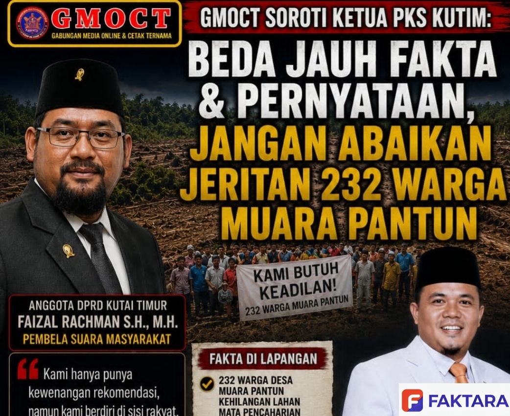 Beda Jauh Fakta & Pernyataan, GMOCT Soroti Ketua PKS Kutim: Jangan Abaikan Jeritan 232 Warga Muara Pantun