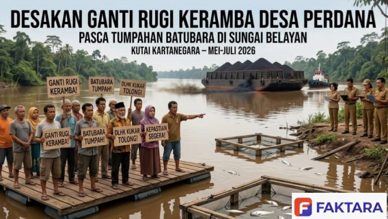 Warga Desa Perdana Desak Penyelesaian Ganti Rugi Keramba Pasca Dugaan Tumpahan Batubara di Sungai Belayan