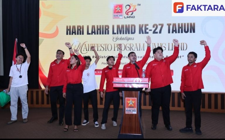 HUT Ke 27, Ketum LMND Tegaskan Politik Redistribusi untuk Kesejahteraan Rakyat