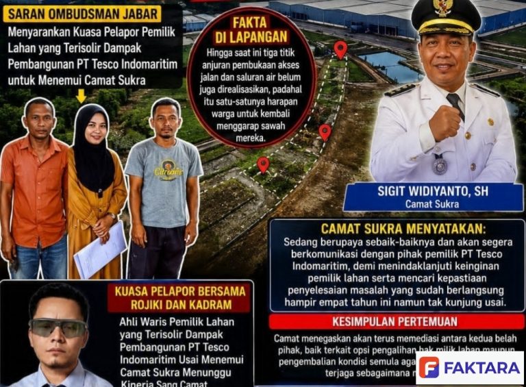 Pasca Viral!!!:  Ombudsman Jabar Sarankan Kuasa Pelapor dan Ahli Waris Temui Camat Sukra Demi Akses Lahan yang Terisolir Selama Hampir 4 Tahun