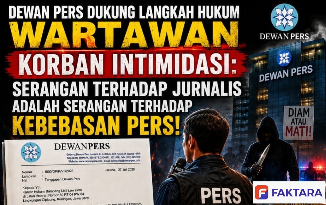 Dewan Pers Dukung Langkah Hukum Wartawan Korban Intimidasi: Serangan Terhadap Jurnalis Adalah Serangan Terhadap Kebebasan Pers