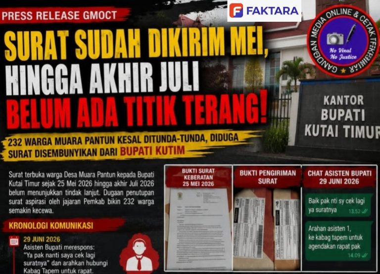 Sudah Dikirim Mei, Hingga Akhir Juli Belum Ada Titik Terang? 232 Warga Muara Pantun Kesal! Diduga Surat Disembunyikan dari Bupati Kutim Sengaja Ditunda