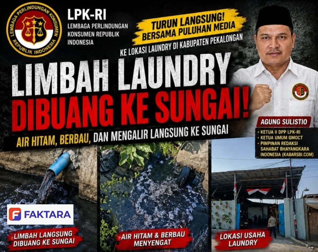 Puluhan Media Saksikan Aliran Limbah Laundry ke Sungai, Agung Sulistio Hubungi Menteri LH: DLH Pekalongan Jangan Tutup Mata!